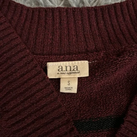A.n.a Stripped Sweater - Picture 2 of 3